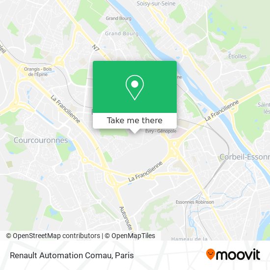 Renault Automation Comau map