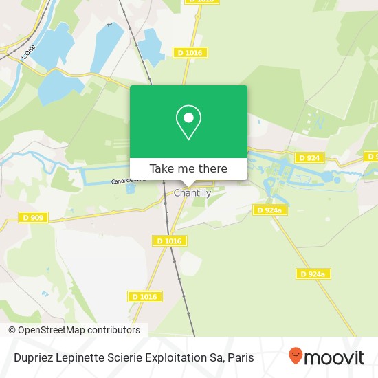 Dupriez Lepinette Scierie Exploitation Sa map