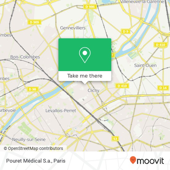 Pouret Médical S.a. map