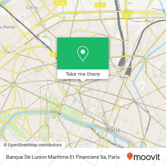 Mapa Banque De Lunion Maritime Et Financiere Sa
