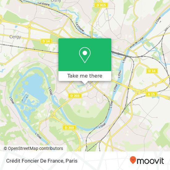 Mapa Crédit Foncier De France