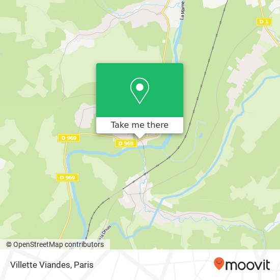 Villette Viandes map