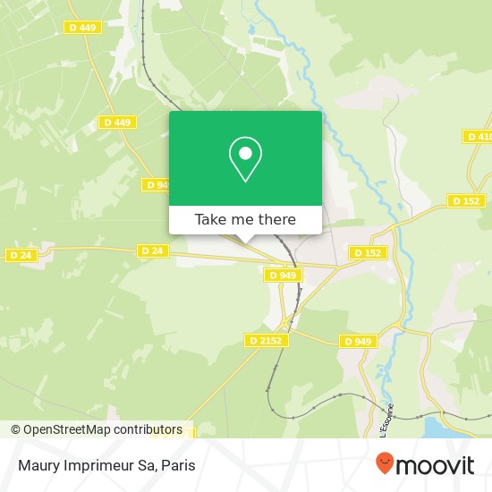 Mapa Maury Imprimeur Sa