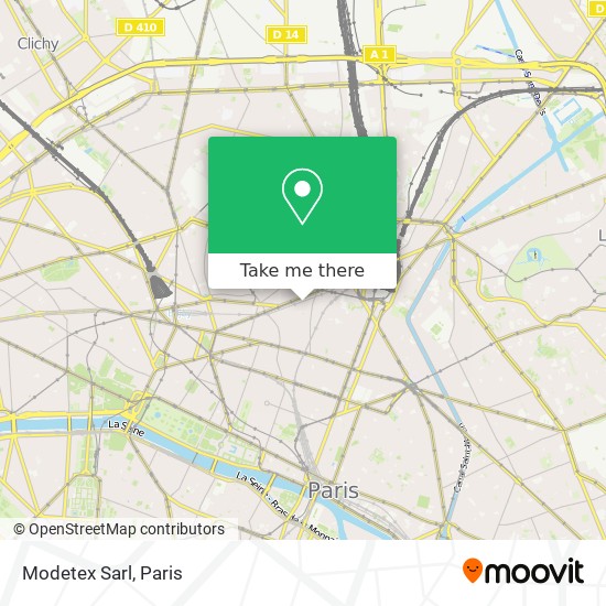 Modetex Sarl map