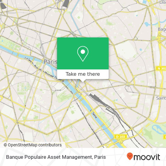 Mapa Banque Populaire Asset Management