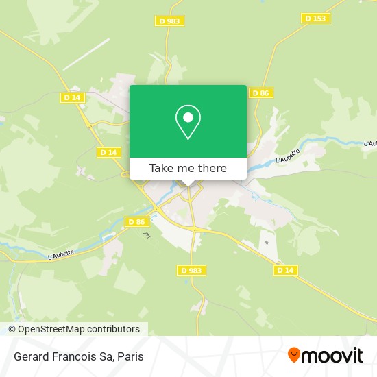 Mapa Gerard Francois Sa