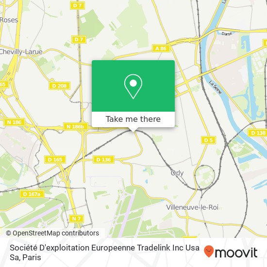 Société D'exploitation Europeenne Tradelink Inc Usa Sa map