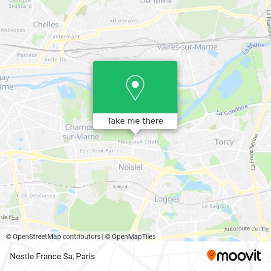 Nestle France Sa map