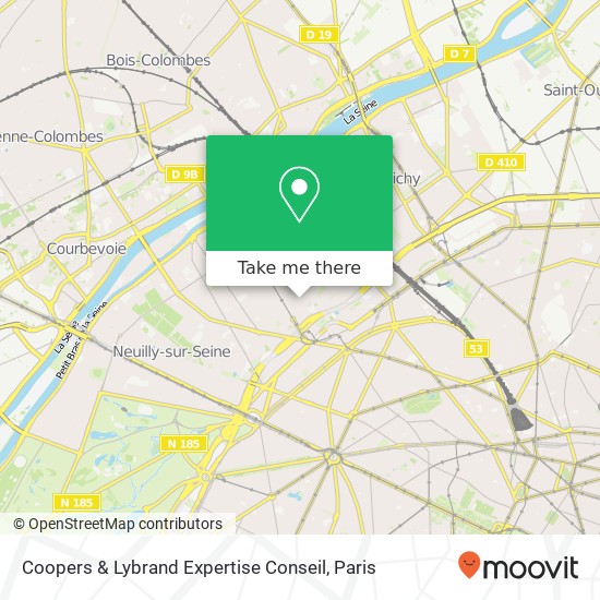 Coopers & Lybrand Expertise Conseil map