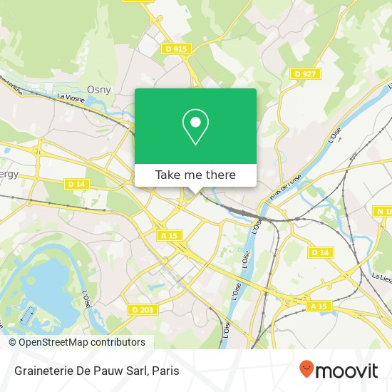 Graineterie De Pauw Sarl map