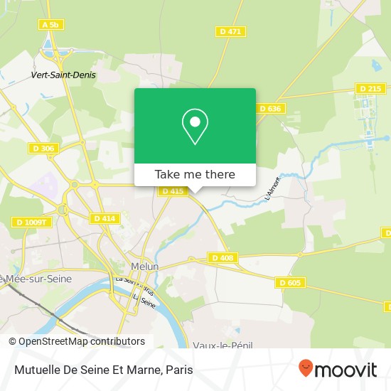 Mutuelle De Seine Et Marne map