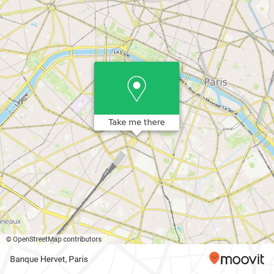 Mapa Banque Hervet