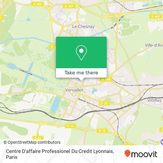 Centre D'affaire Professionel Du Credit Lyonnais map