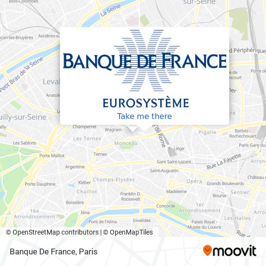 Banque De France map