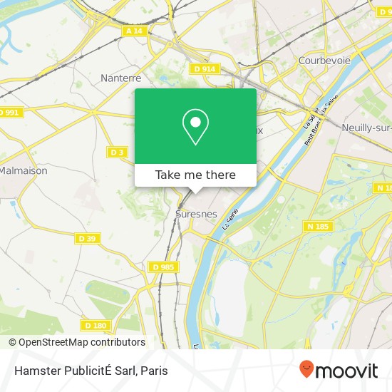 Hamster PublicitÉ Sarl map