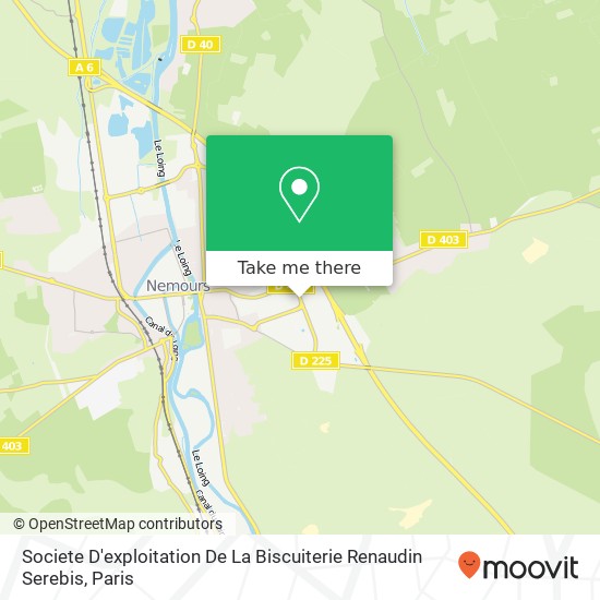 Societe D'exploitation De La Biscuiterie Renaudin Serebis map