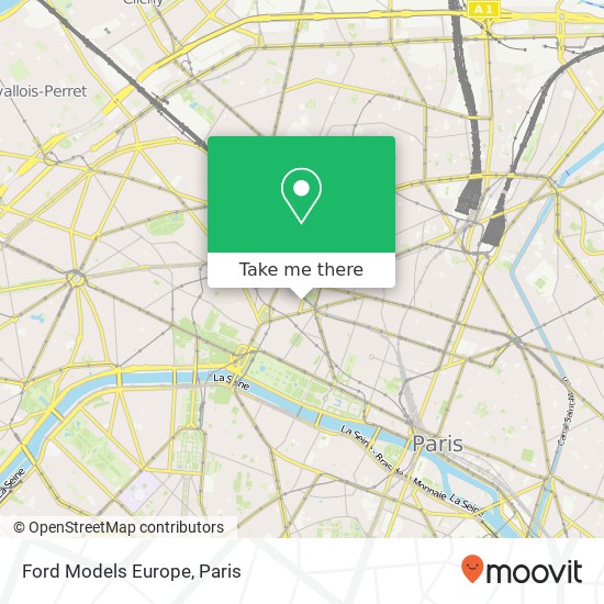 Ford Models Europe map