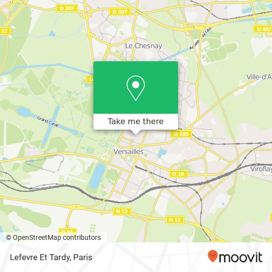 Lefevre Et Tardy map