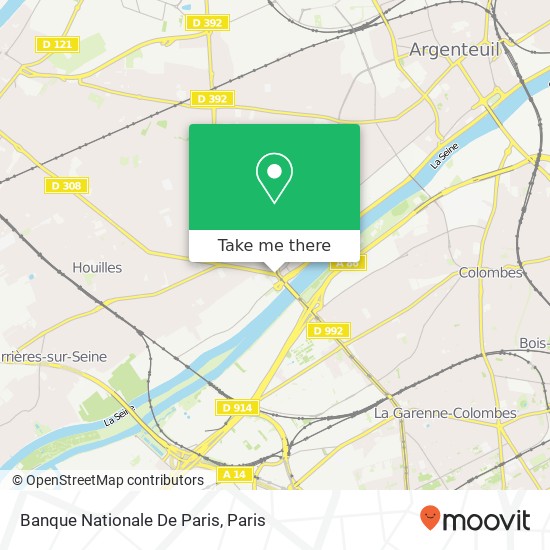 Banque Nationale De Paris map