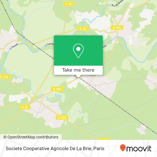 Societe Cooperative Agricole De La Brie map