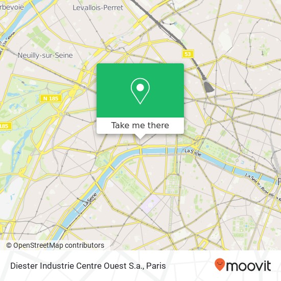 Mapa Diester Industrie Centre Ouest S.a.