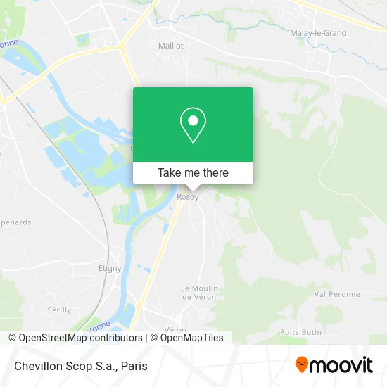 Chevillon Scop S.a. map