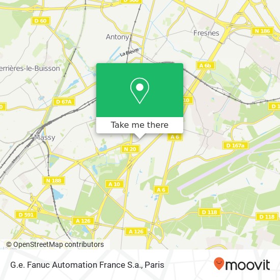 G.e. Fanuc Automation France S.a. map