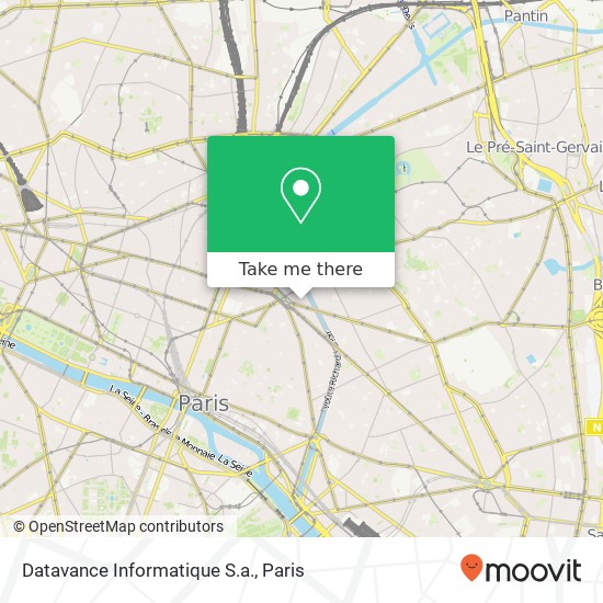 Datavance Informatique S.a. map