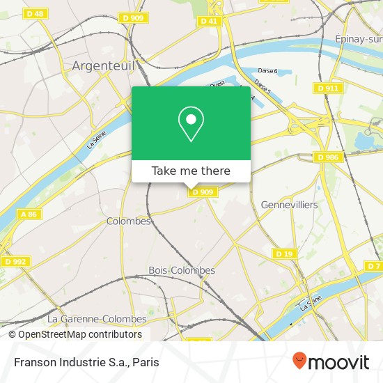 Franson Industrie S.a. map