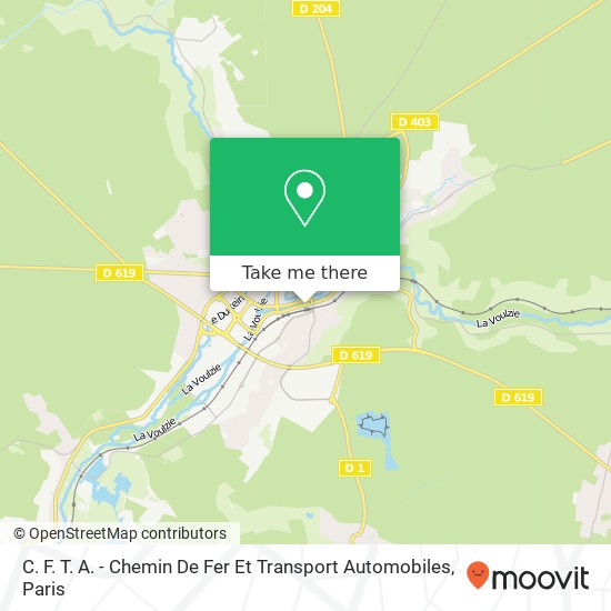 C. F. T. A. - Chemin De Fer Et Transport Automobiles map