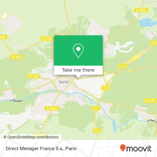 Direct Menager France S.a. map