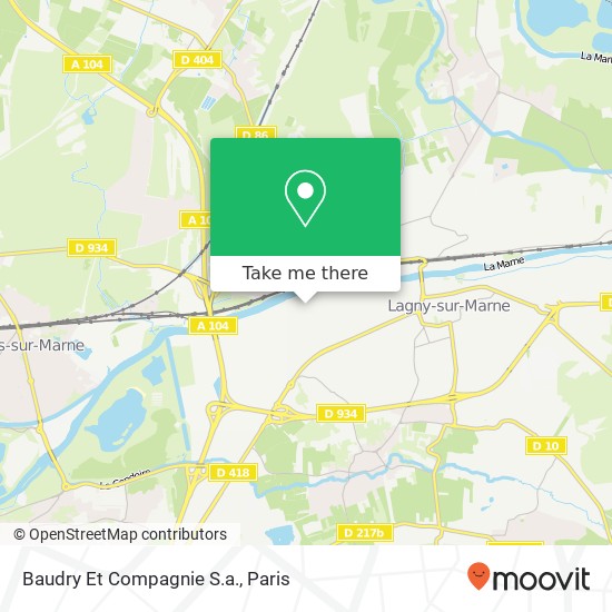 Mapa Baudry Et Compagnie S.a.