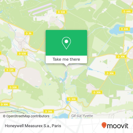 Honeywell Measurex S.a. map