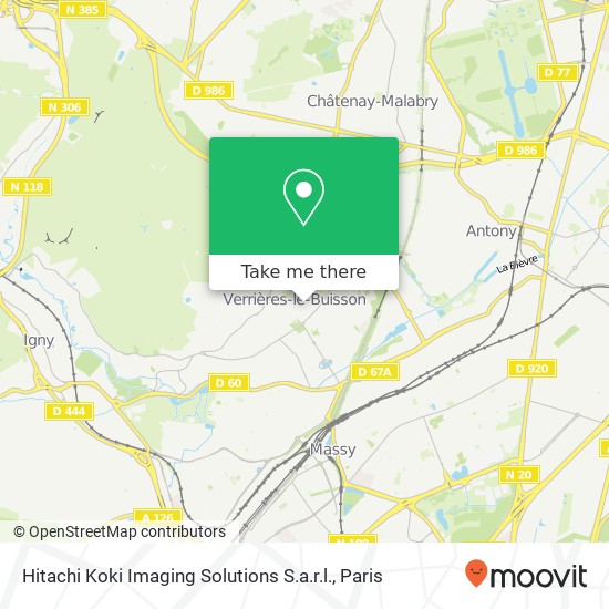 Hitachi Koki Imaging Solutions S.a.r.l. map