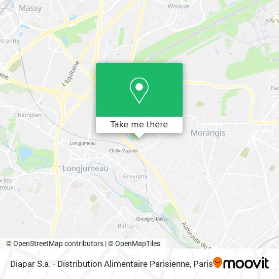Diapar S.a. - Distribution Alimentaire Parisienne map