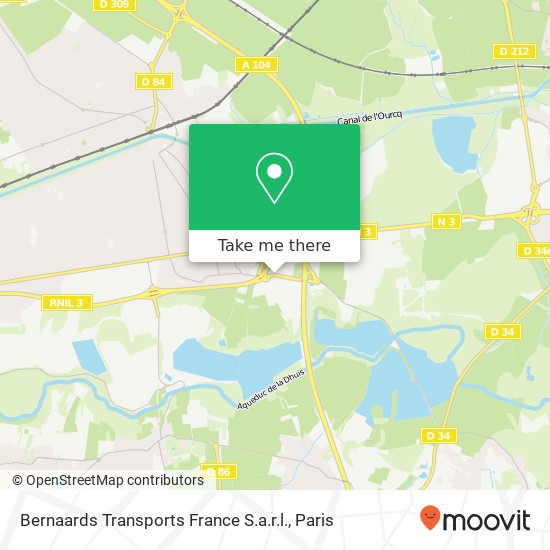 Mapa Bernaards Transports France S.a.r.l.