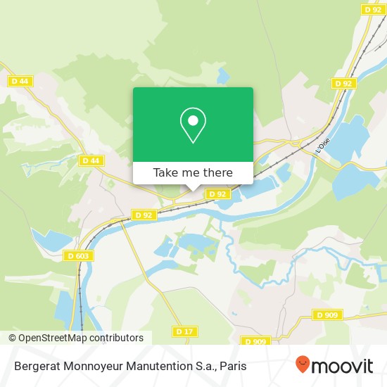 Bergerat Monnoyeur Manutention S.a. map