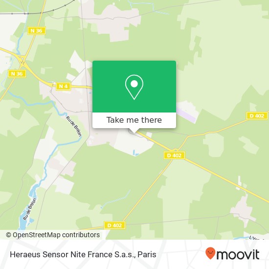 Heraeus Sensor Nite France S.a.s. map