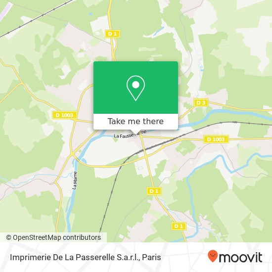 Mapa Imprimerie De La Passerelle S.a.r.l.