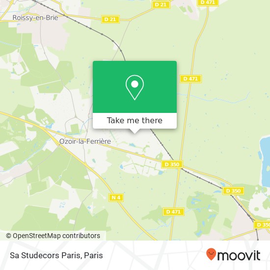 Sa Studecors Paris map