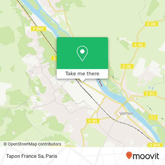 Tapon France Sa map