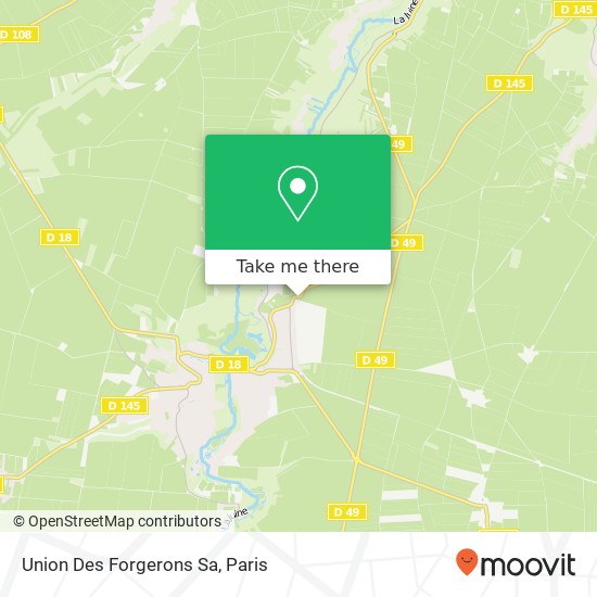 Mapa Union Des Forgerons Sa