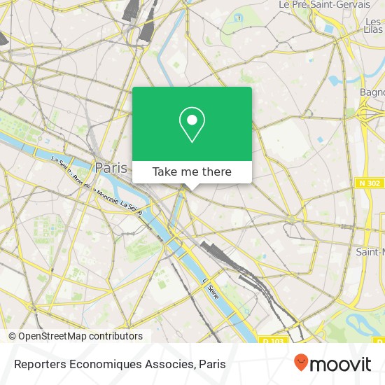 Reporters Economiques Associes map