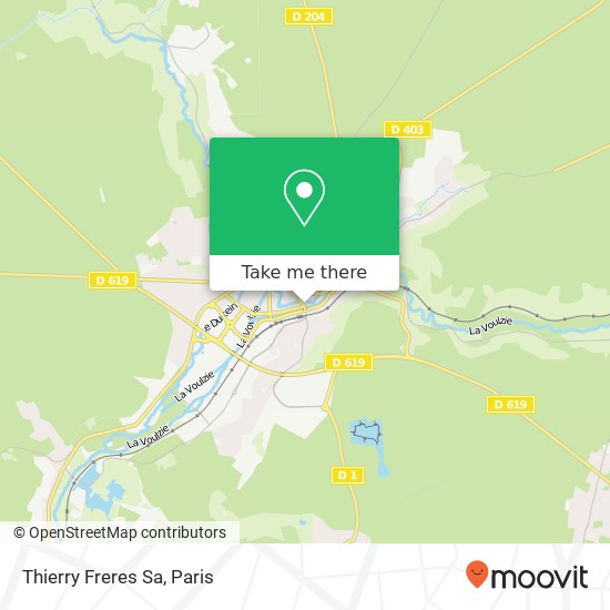Mapa Thierry Freres Sa
