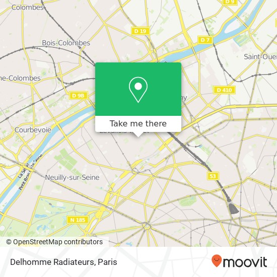 Delhomme Radiateurs map