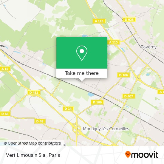 Vert Limousin S.a. map