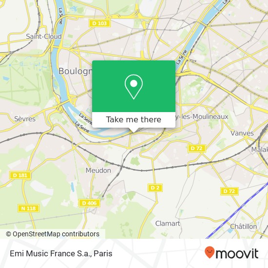 Emi Music France S.a. map