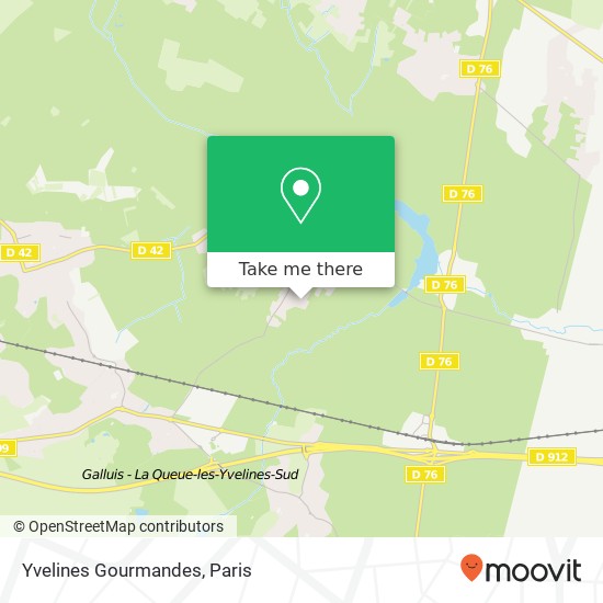 Yvelines Gourmandes map