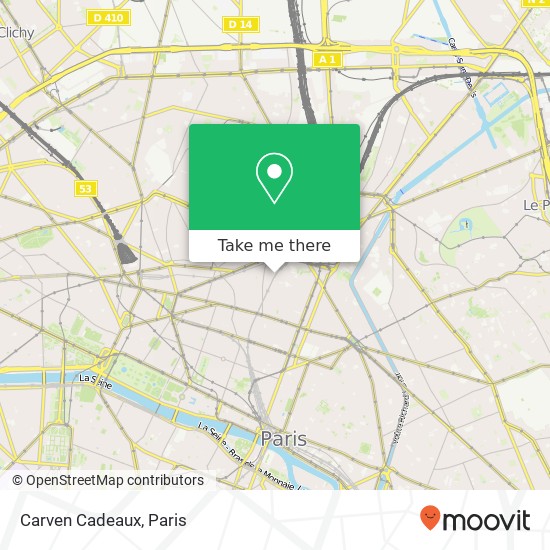 Carven Cadeaux map