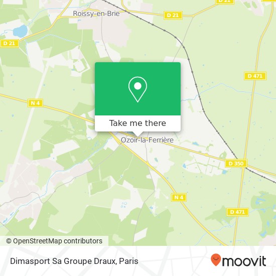 Dimasport Sa Groupe Draux map